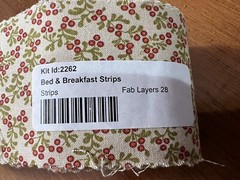 Connecting Threads Bed & Breakfast Jelly Roll 28 Pcs 2.5″ Fabric Strips Quilt