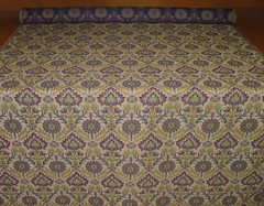 Arts And Crafts Grape Woven Jacquard Fabric Curtain Upholstery Cushion Multi Use