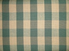 DARK Green And Tea Dye Buffalo Check Cotton Homespun Fabric | Farmhouse Fabric