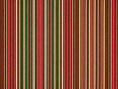 1.3 Yds Fancy Cats Pinstripe Cotton quilt Fabric Red Green Gold Metallic Stripe