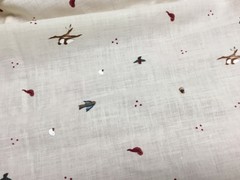 Daisy Kingdom Fabric HOME TWEET HOME Border Print 1/2 yd Birdhouse Birds
