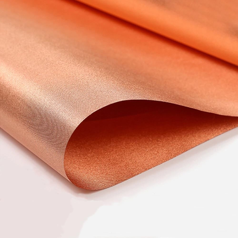 Amradield Pure Copper Faraday Fabric Cloth 39″x43″ for WiFi 39″x43″, Golden