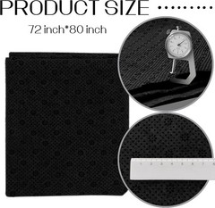 Black Tufting Backing Fabric 72×40” – Pack of 2 for Crafts & Home Decor