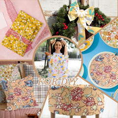 42Pcs Brown Charm Packs for Quilting, 100% Cotton Fabric Squares 5 X 5Inch Pre-C