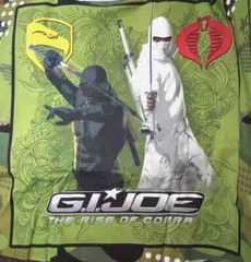 G.I.Joe storm shadow fun fabric pillow panels