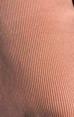 Peach Rib Knit– 1 1/2 yd– 100% Cotton Tube