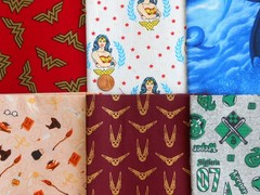 Celebrity TV Show Movie Character Fat /Long Quarter 1/2 Yard Quilt Fabric Bundle