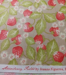 Strawberry Fields (Original) by Fig Tree for Moda Fabric 2 yards VERY RARE (bonu
