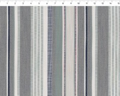 Perennials Striped Outdoor Fabric- Left Bank Stripe / Misty Mint 6 yds 837-773