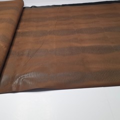 Bulk 25.5 Yards Brown Lizard Embossed Faux Leather Fabric 50″ 52″ W Upholstery