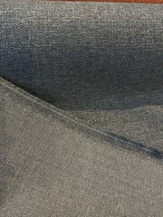 Chenille Performance Sampson Charcoal Gray Upholstery Fabric by the yard