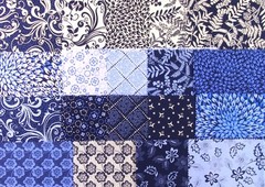 Half Cake Scrap Pack – 61 Pieces – Rhapsody Mix No Duplicates – 100% Cotton 5303