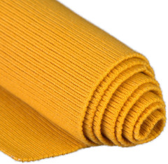 Tinakim Thick Rib Knit Fabric, Waistbands Cuff Hem Collar Sewing(Orange, 36X6In)