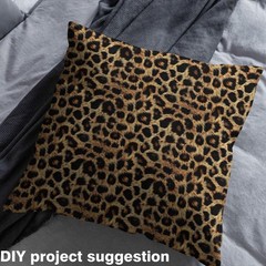Erosebridal Brown Leopard Print Upholstery Fabric For – Hide Fabric By