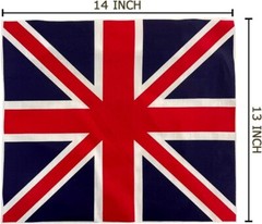 UK England British Country Flag Patriotic Printed Cotton Fabric By the Meter