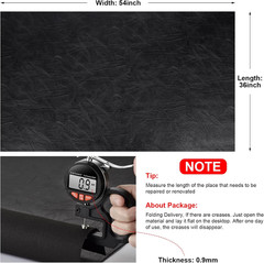 Faux Leather Fabric, Soft Synthetic PU Fabric Material, Thick Durable Synthetic