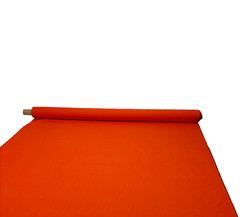 ORANGE 8oz TWILL APPAREL ULTRASOFT FLAME RESISTANT FR FABRIC BY THE YARD 61″W