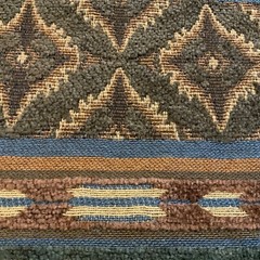 Southwest Tapestry Desert Skulls Feathers Design 17 in x 16.75 in