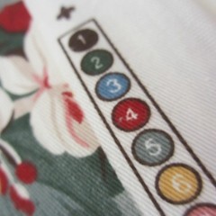 RALPH LAUREN VTG. FABRIC 10.4 YDS. SIMILAR TO DYLAN’S GROVE FLORAL/STRIPE