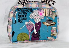 GHASTLY CROCHET KNITTING BAG