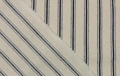 BALLARD DESIGNS VINTAGE TICKING NAVY BLUE MULTIPURPOSE FABRIC BY THE YARD 56″W