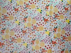 Joann Quilting Fabric Springtime Ditsy Floral On Light Blue 44 x 2 Yards