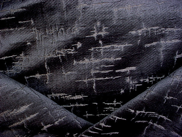 2-3/4Y Stout Adler Slate Blue Textured Velvet Drapery Upholstery Fabric