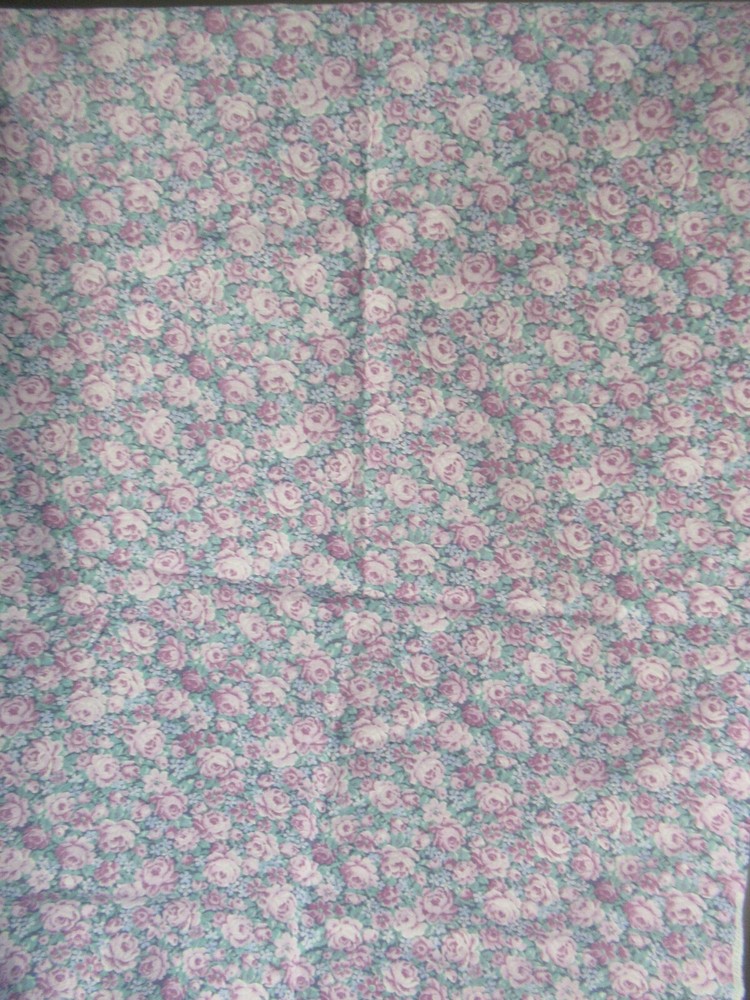 PETER PAN 100% COTTON Fabric Multi Color Flowers 1YD32″ X W NEW VTG