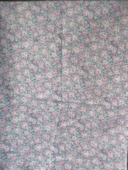 PETER PAN 100% COTTON Fabric Multi Color Flowers 1YD32″ X W NEW VTG
