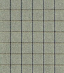ZOFFANY CURTAIN/UPHOLSTERY FABRIC DESIGN “Malin Check” 3.3 METRES FLINT CHENILLE