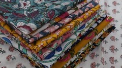 November SALE! 100 Cotton Random Fabric Scraps- Quilting/Craft