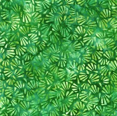 Wilmington Batiks – Sea Stars – Fans Allover – Lime Green