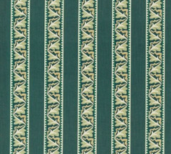 WILLIAM MORRIS CURTAIN FABRIC Red Car Stripe 3 METRES EMERY BLUE LITTLE BOOK