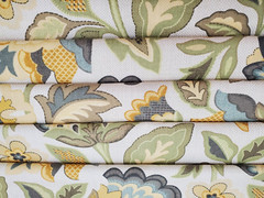 Cotton Floral Linen Designer Fabric Decorative Printed Upholstery Home Décor