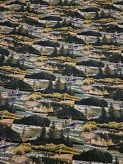 62 X 42 fisherman fishing boat lake Hunting Fabric