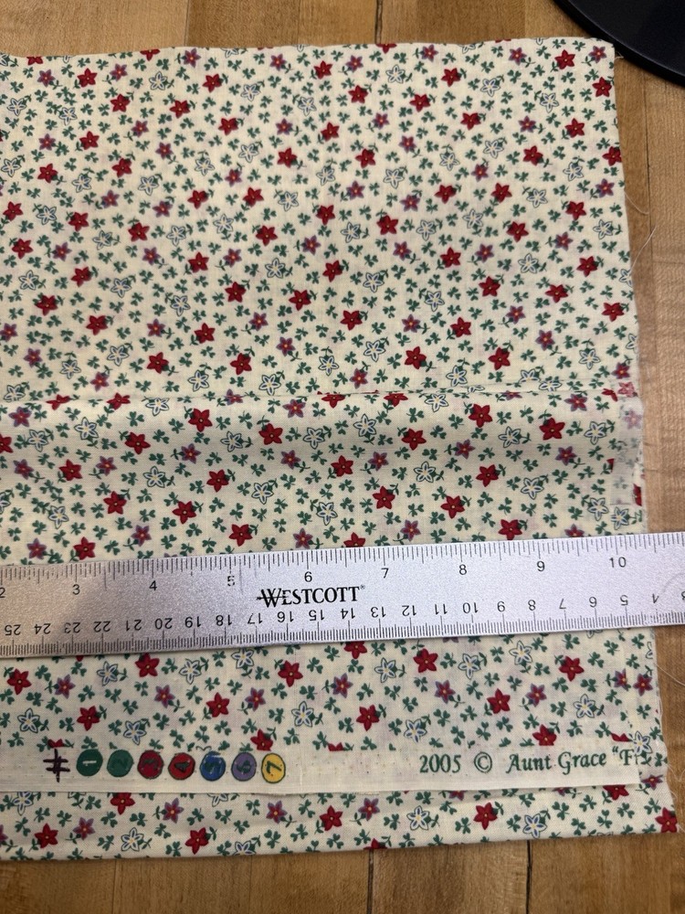 JUDIE ROTHERMEL MARCUS BROS REPRODUCTION QUILT COTTON-1/2 YARD X 44″ AUNT GRACE