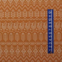 WAVERLY MARSALA DOVE ORANGE CHICKEN TRIBAL UPHOLSTERY DRAPERY FABRIC BTY 55″W