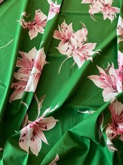 Authentic Top Italian designer Pure cotton luxury dress Fabric. Made in Italy