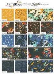Boho Haven Moda Charm Pack 42 100% Cotton 5-inch Precut Cotton Fabric Squares