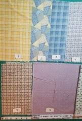 Your Choice Debbie Mumm Patchwork Pastels Geometrics cotton quilting Fabric