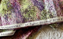 LOT of 2 PRINTS Hoffman International Fabrics APRIL SHOWERS+FUNDAMENTALS 2yds