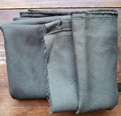1.5+ Yards Dark Green Suiting Apparel Fabric Synthetic Crepe 60″