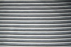 1 Yard White Black Blue Striped Silky Thin Blouse Fabric 36″ X 58″