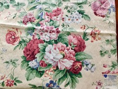 Set 6 upholstery/pillow shams cotton fabric squares Pindler Vintage 26×23″ each