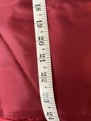 Fabric Lot 6 Yds 46 W Wine Burgundy Red Utility Lining Apparel Costume