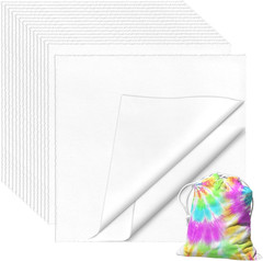 50Pcs Cotton White Fabric Squares,10 Inch Layer Cake Fabric for Quilting Fabric