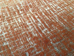 Clarke & Clarke Metallic Distressed Antique Uphol Fabric- Patina / Spice 1.80 yd