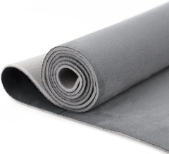 Gray Suede Headliner 96×60″ Foam Backed – Auto Roof Repair Fabric