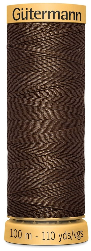 Natural Cotton Thread 110 Yards-Brown Brown