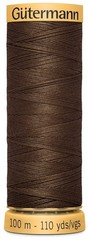 Natural Cotton Thread 110 Yards-Brown Brown